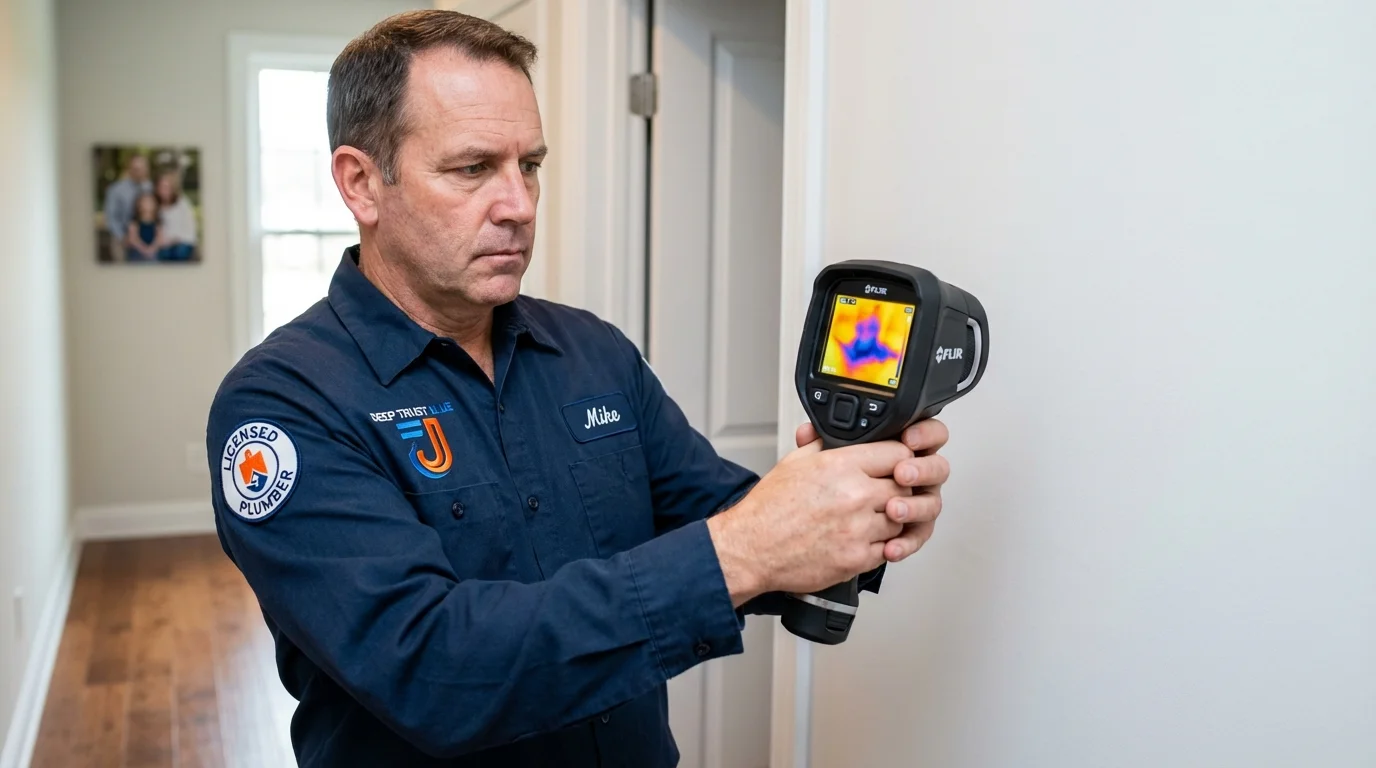 Thermal imaging leak detection by Johns Plumbing LLC in South Pasadena